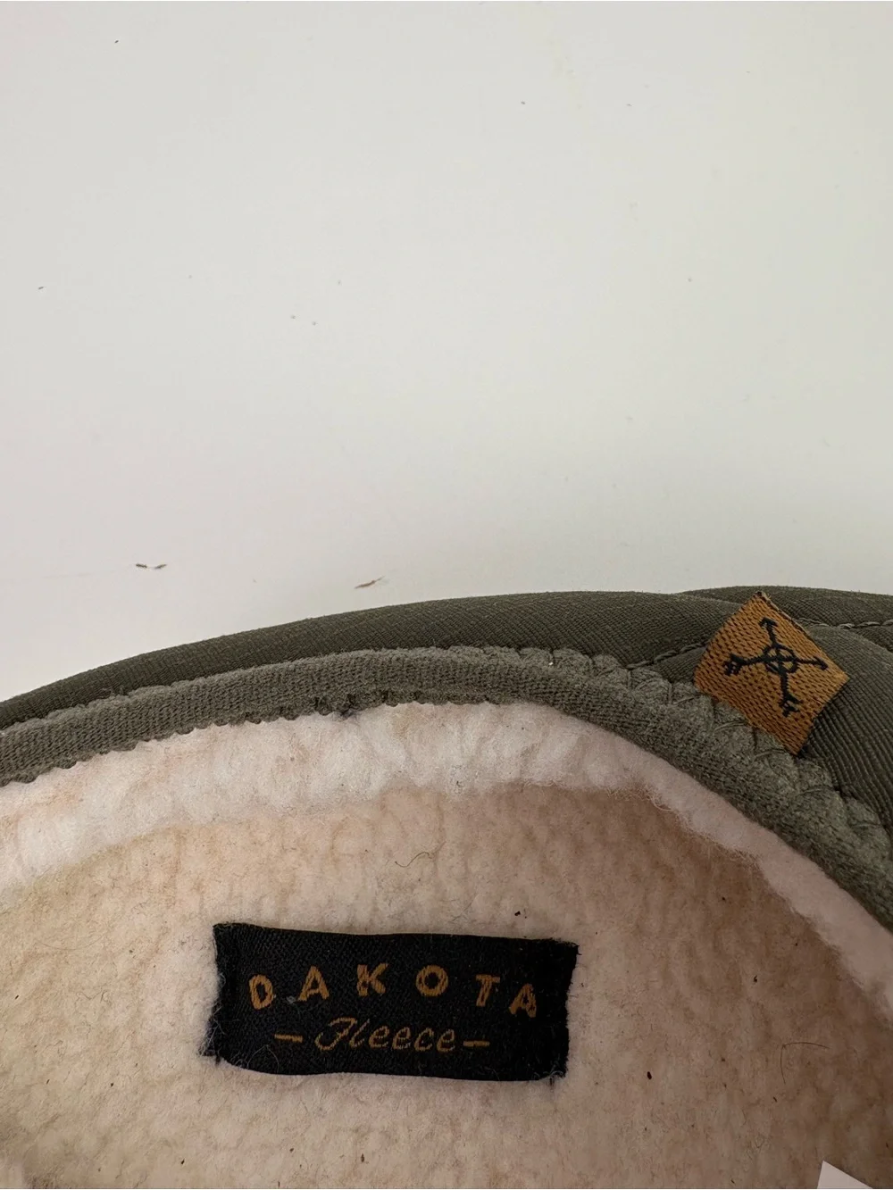 Dakota Fleece Men's Quilted Slip-On Clog - Olive Green
